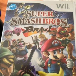 Wii super smash brothers brawl